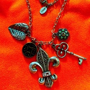 aeo long charm necklace womens jewerly American Eagle outfitters